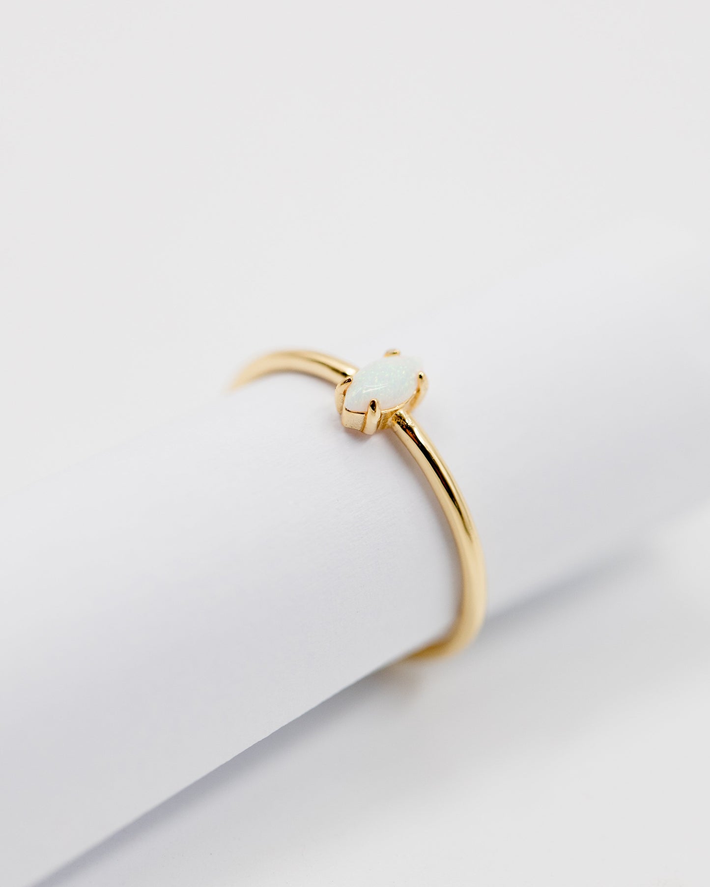 Opal Marquise Ring