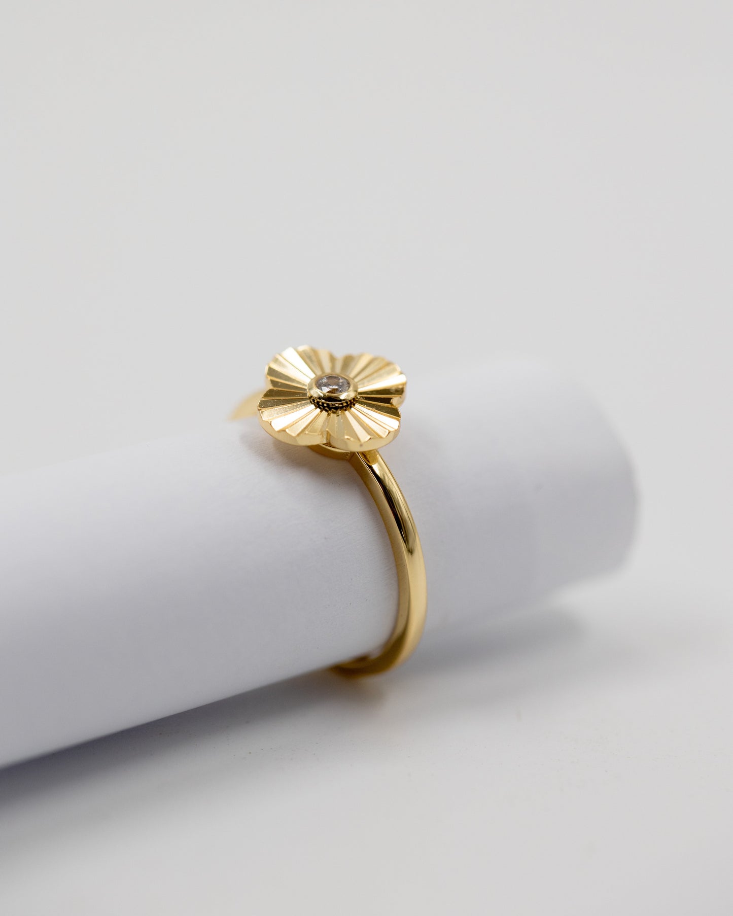 Gold Clover Ring