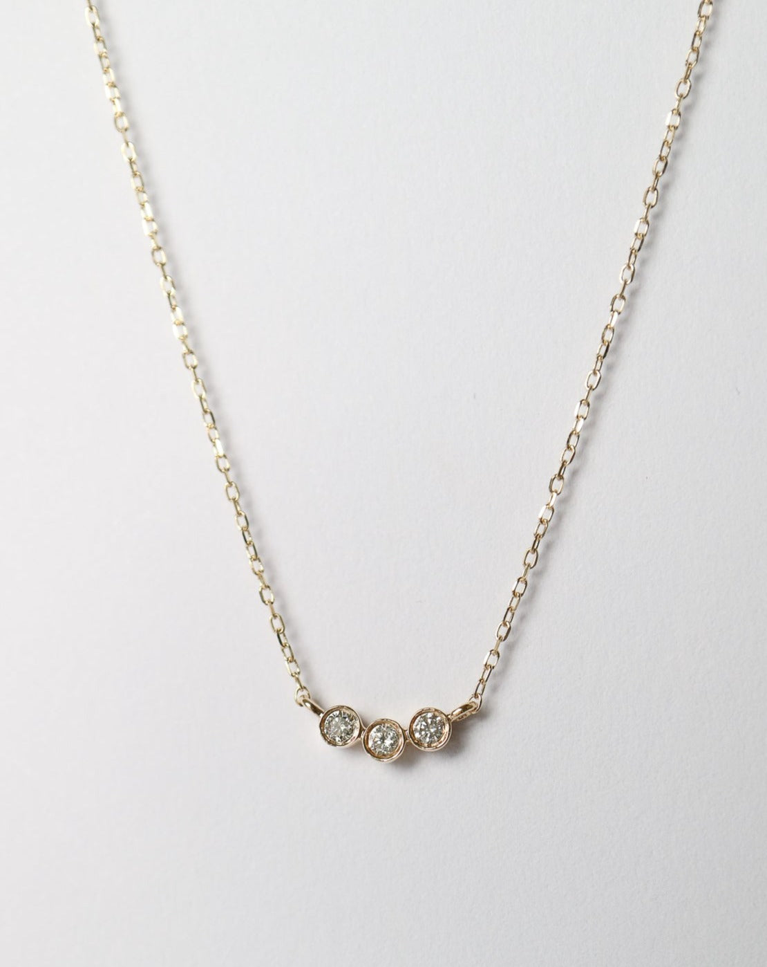14kt Diamond Trio Pendant from La Kaiser Jewelry