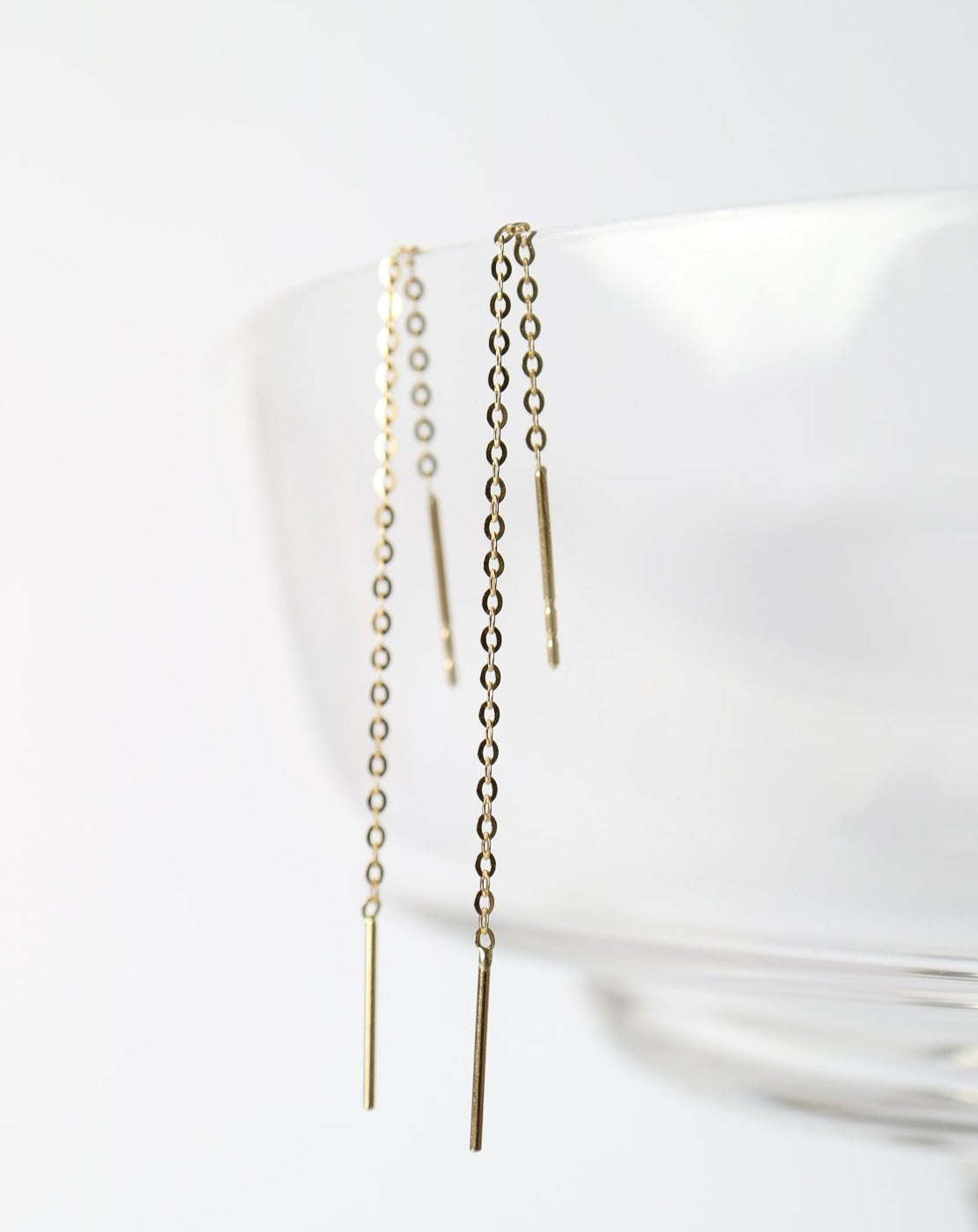 14kt gold Threader Earrings by Collective & Co Jewellery South Africa