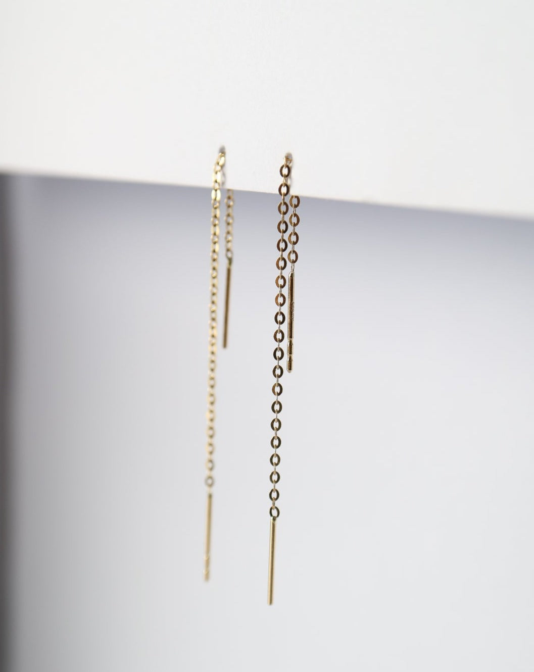 14kt gold Threader Earrings by Collective & Co Jewellery South Africa