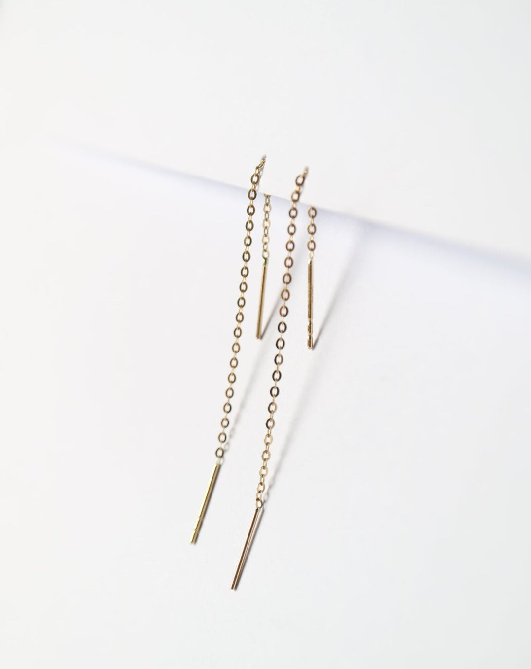 14kt gold Threader Earrings by Collective & Co Jewellery South Africa