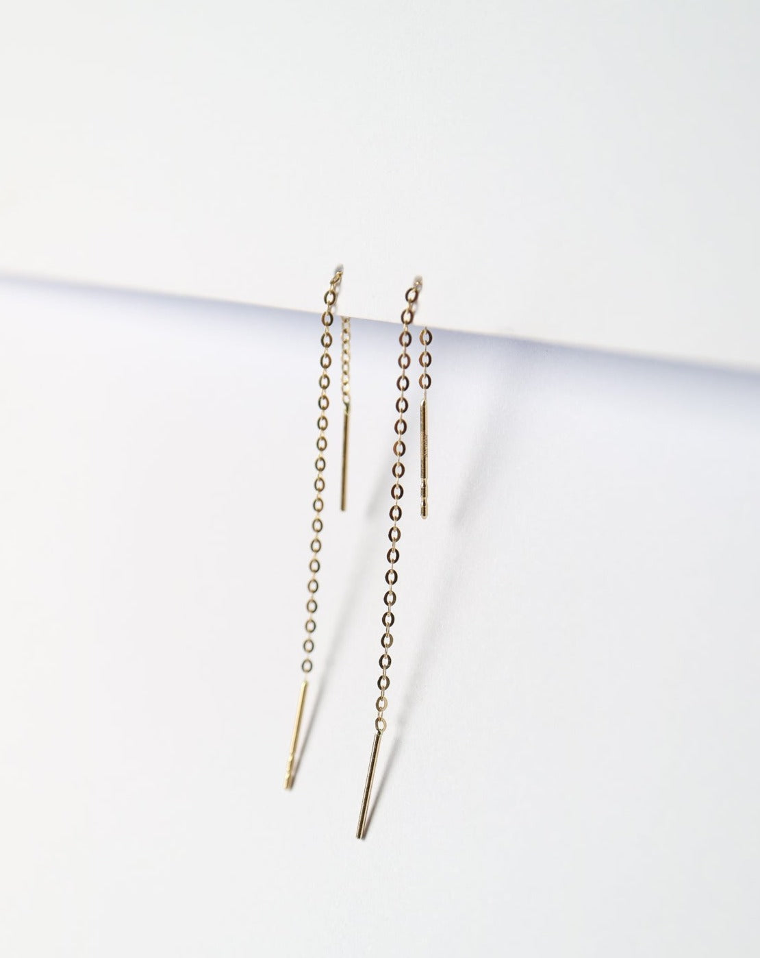 14kt gold Threader Earrings by Collective & Co Jewellery South Africa