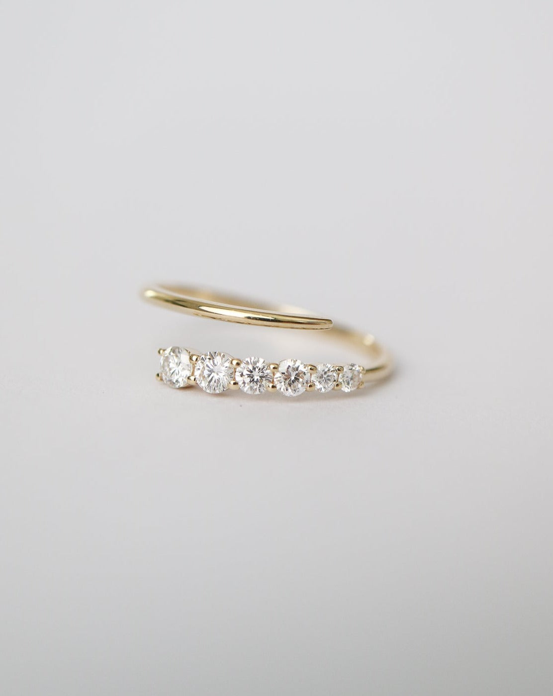 9kt gold Diamond Talon Ring lab grown diamonds solid 9ct gold