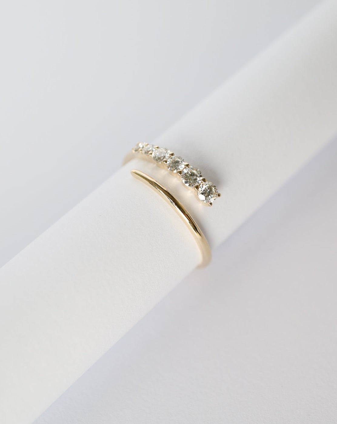 9kt gold Diamond Talon Ring lab grown diamonds solid 9ct gold