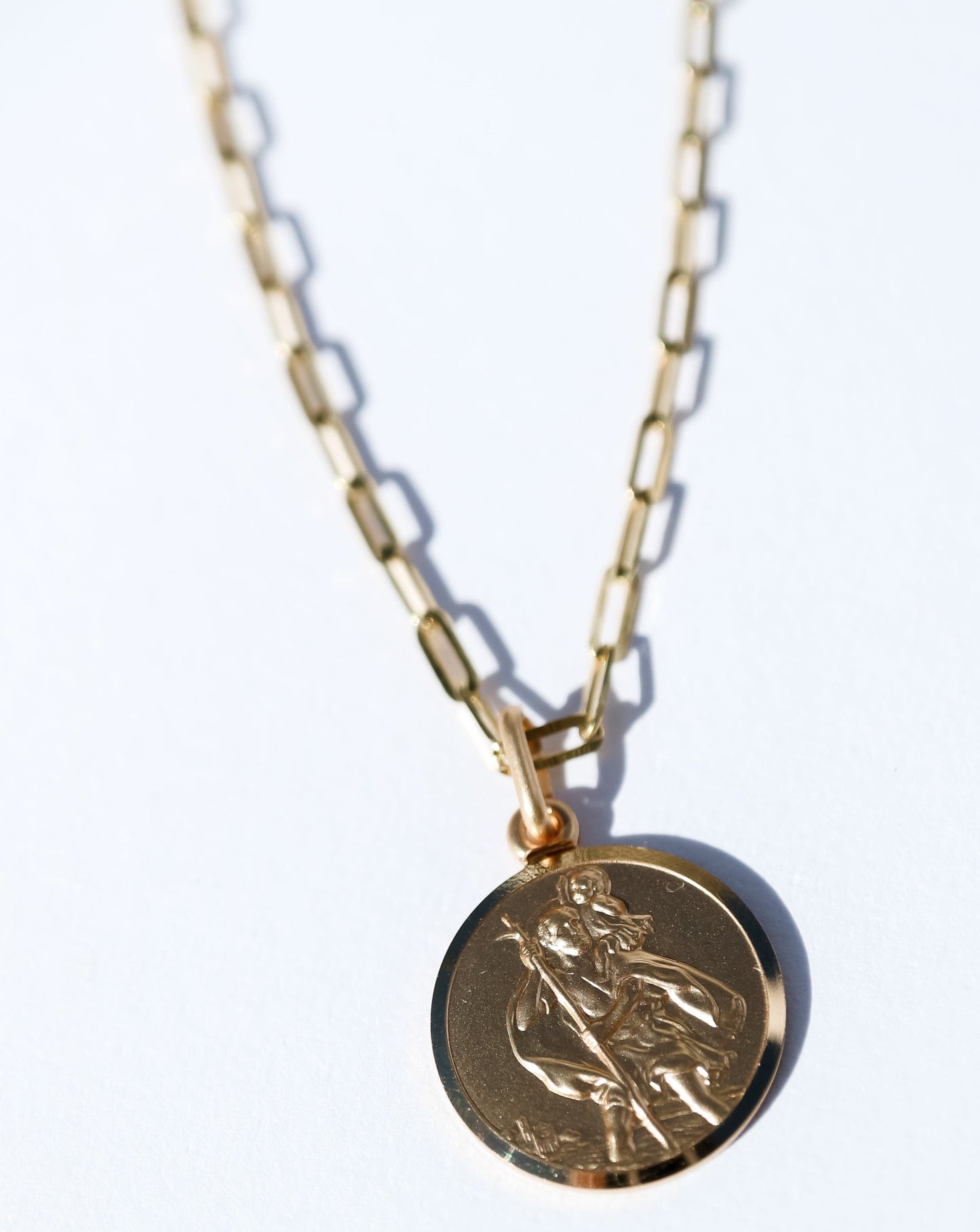 9ct gold St Christopher Pendant