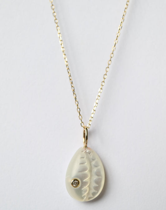 14kt Ode to the Ocean Cowrie Necklace