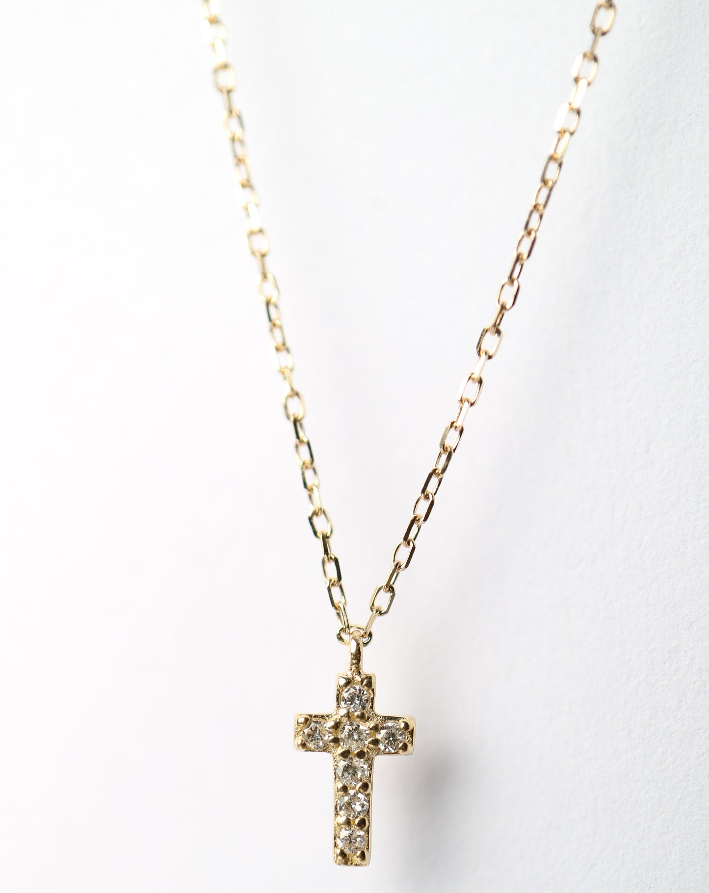 9kt Gold and Diamond Crucifix Pendant
