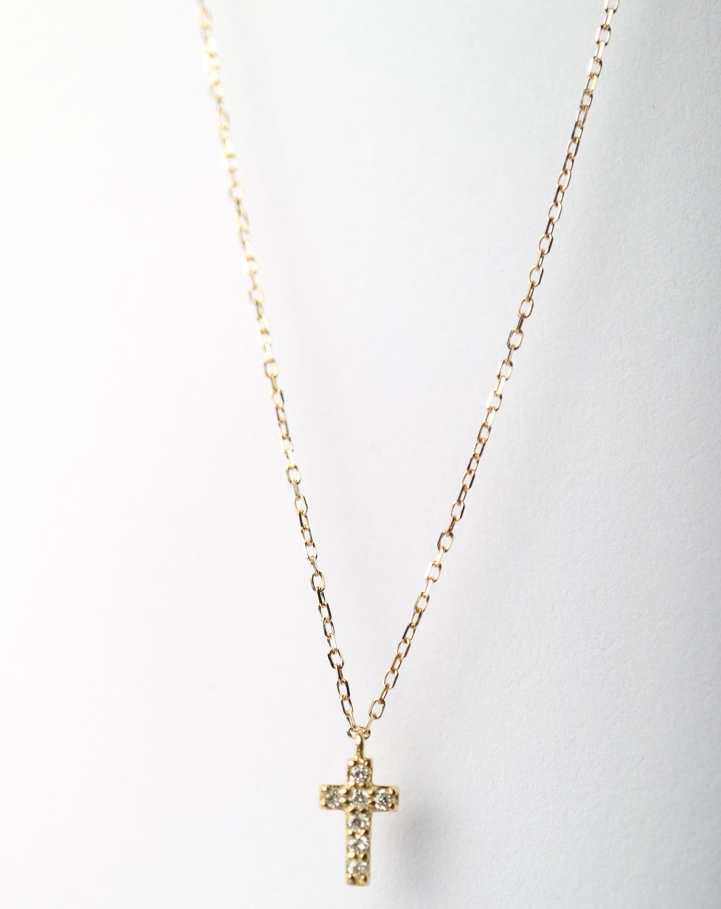 9kt Gold and Diamond Crucifix Pendant