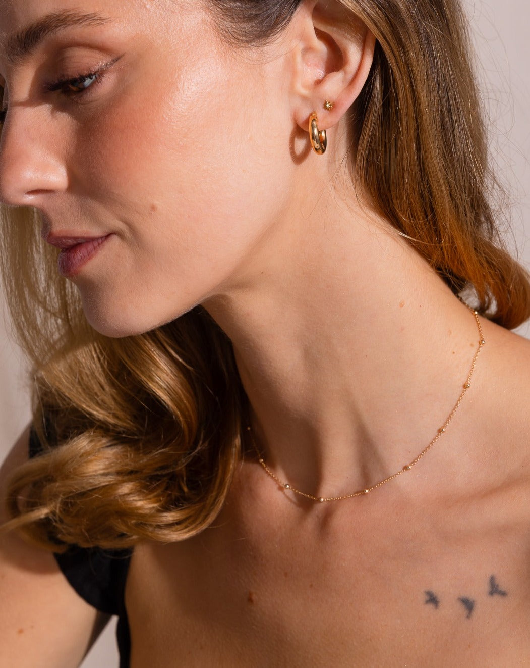 9ct gold Beaded Chain from Collective & Co.