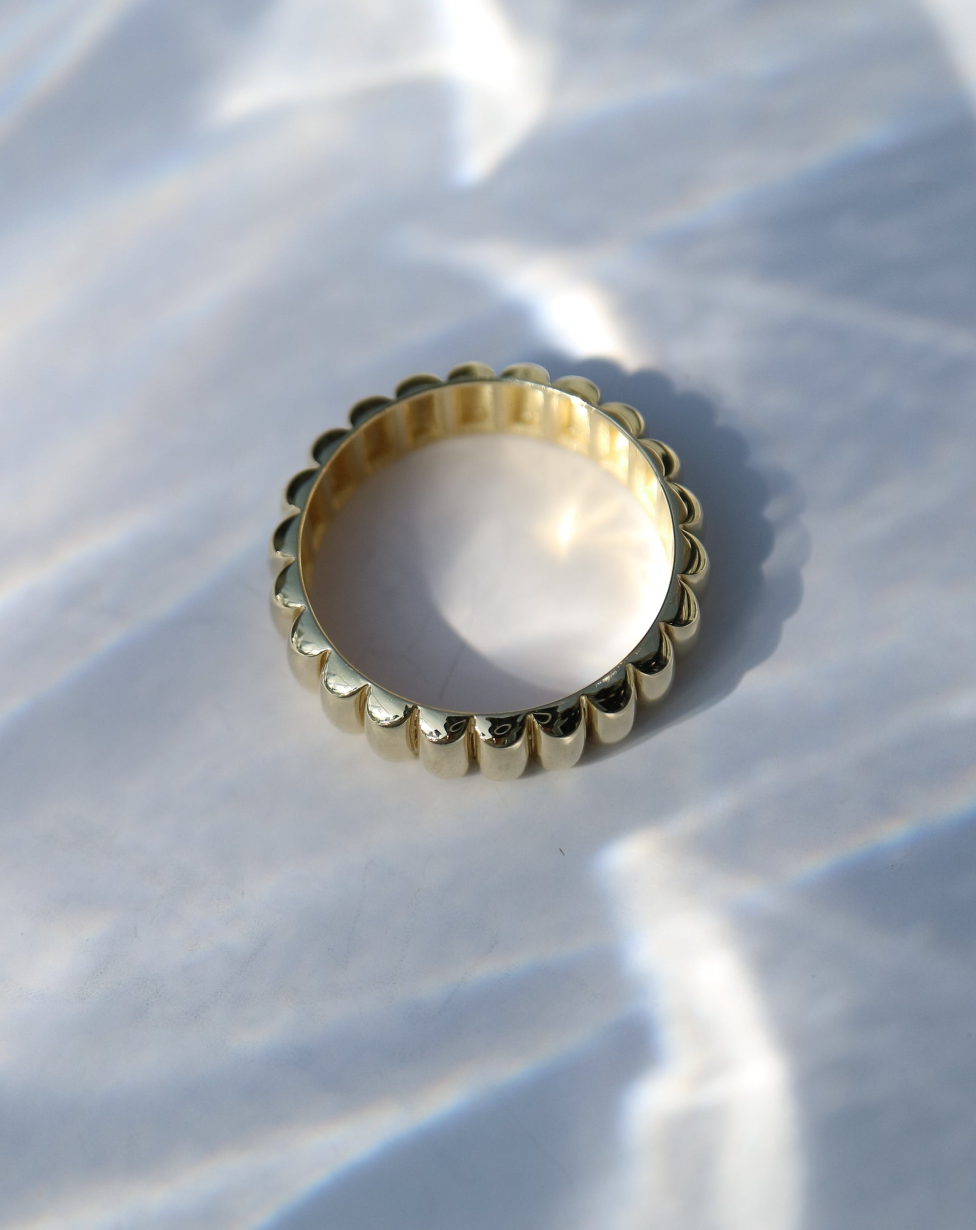 9ct gold Octavia Ring Band