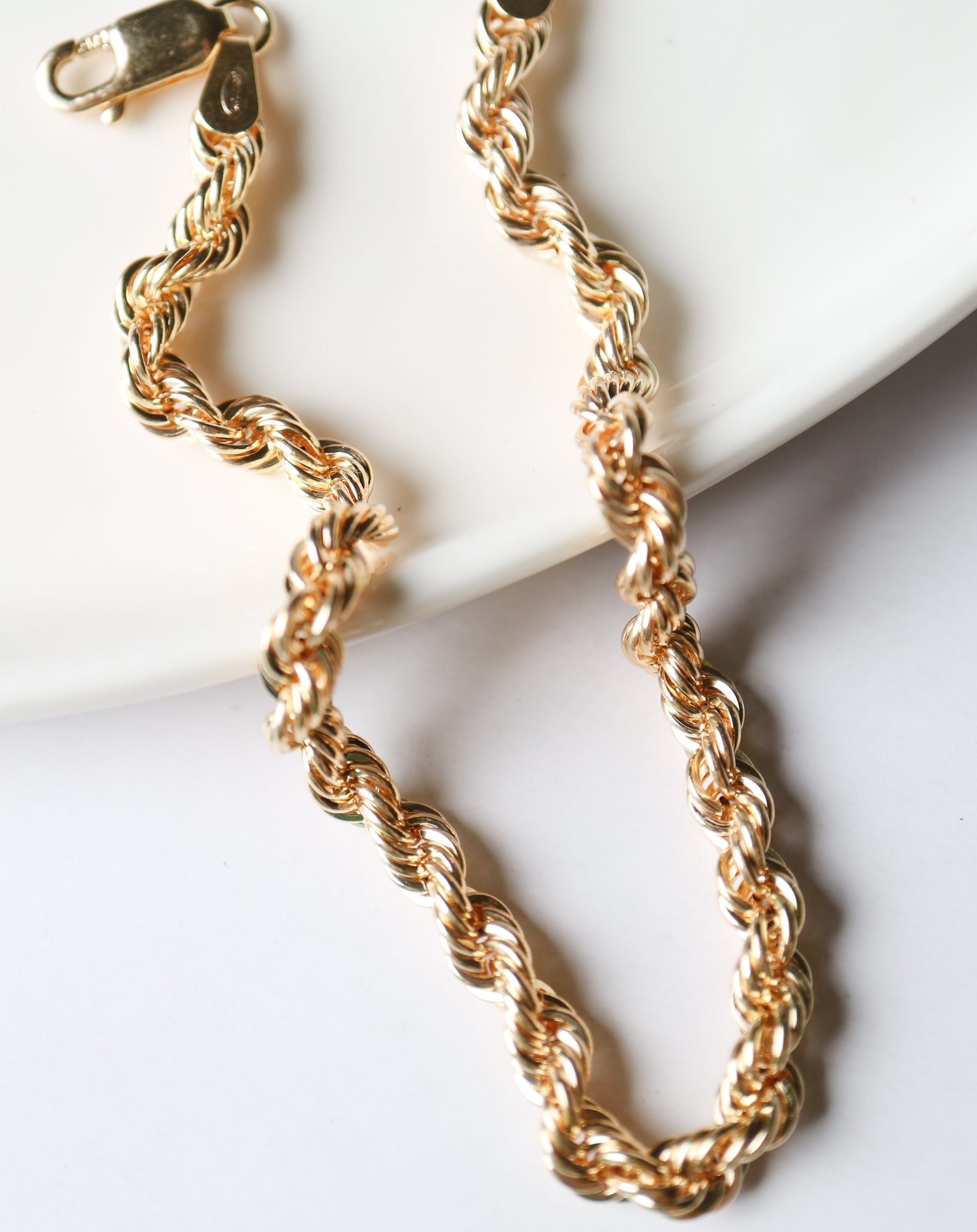 9ct gold Rope Bracelet