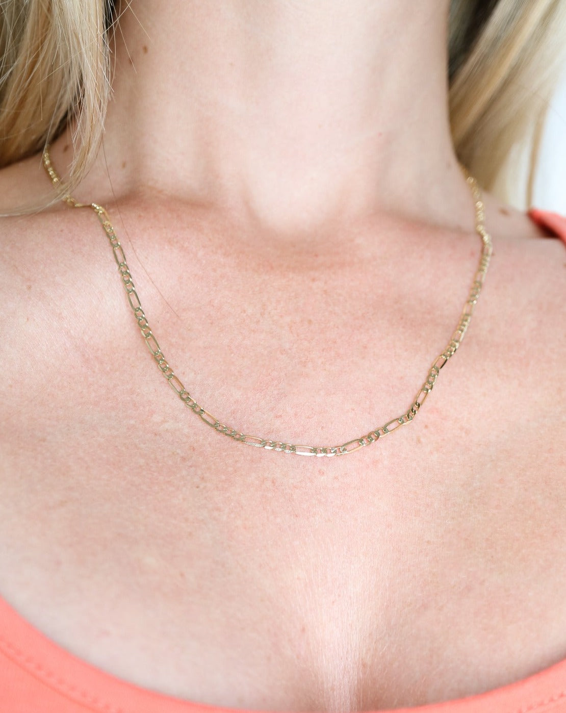 9ct gold Figaro Chain