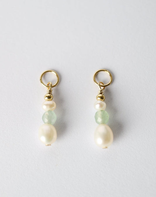 Pearl Venturine Bead Charms