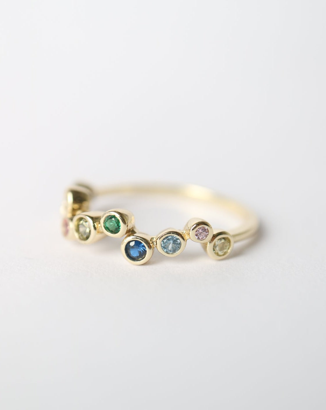 Colourful Bubbles Ring by Kini Jewels