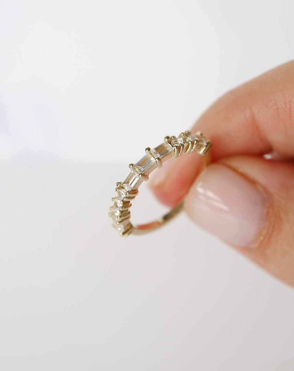 9ct gold Morse Code Ring