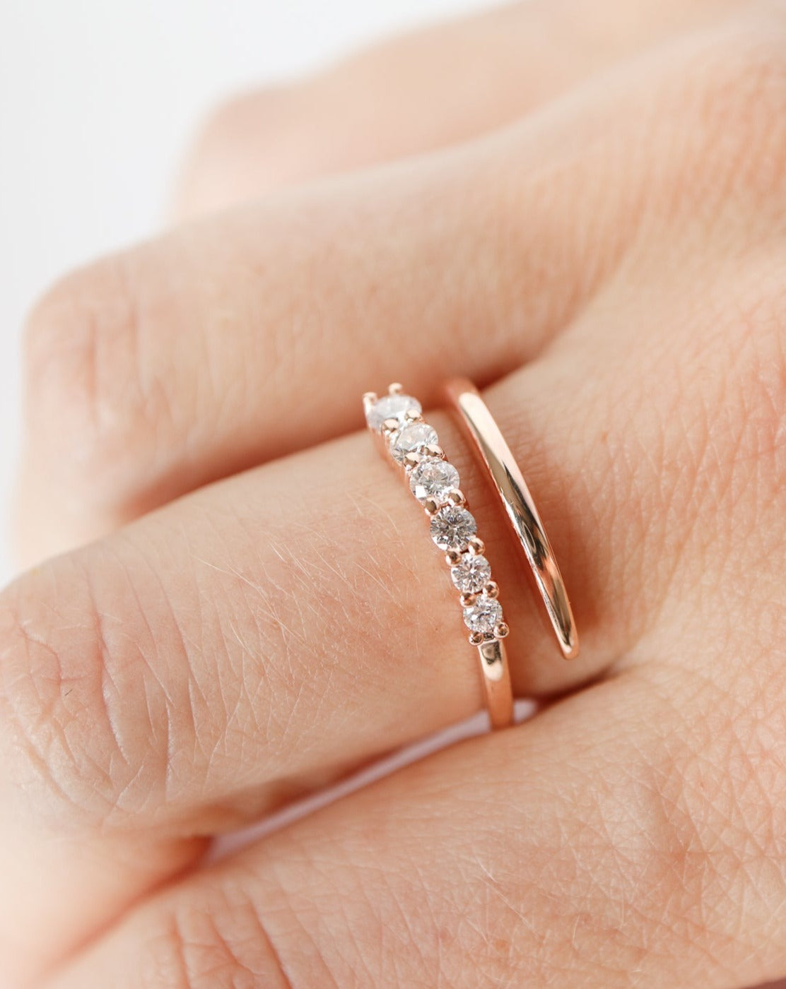 9ct rose gold Talon Ring