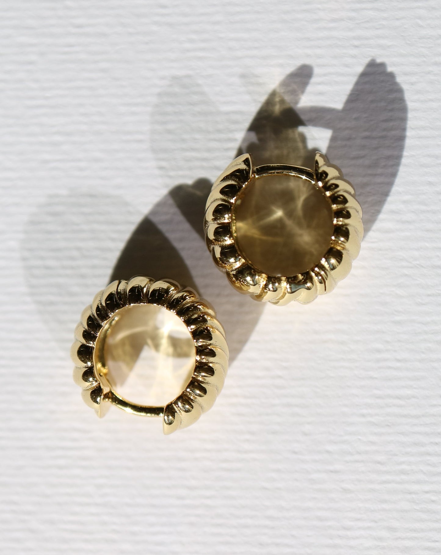 Golden Ridge Huggies Earrings Hoops
