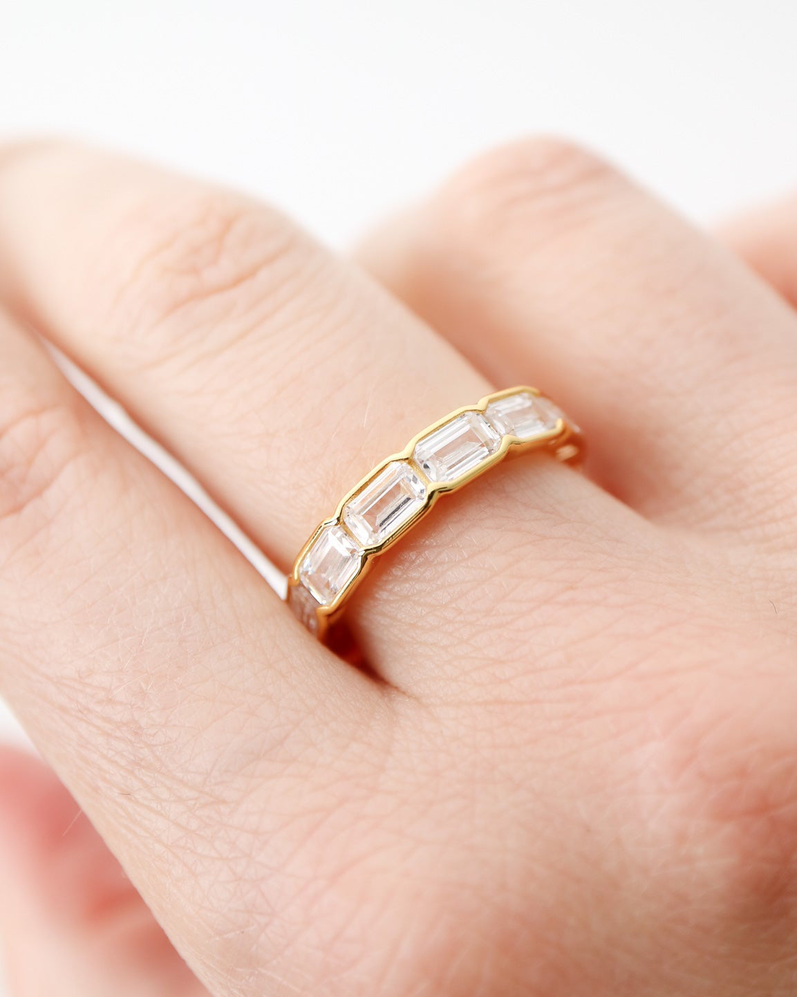 Baguette Eternity Band - size 6