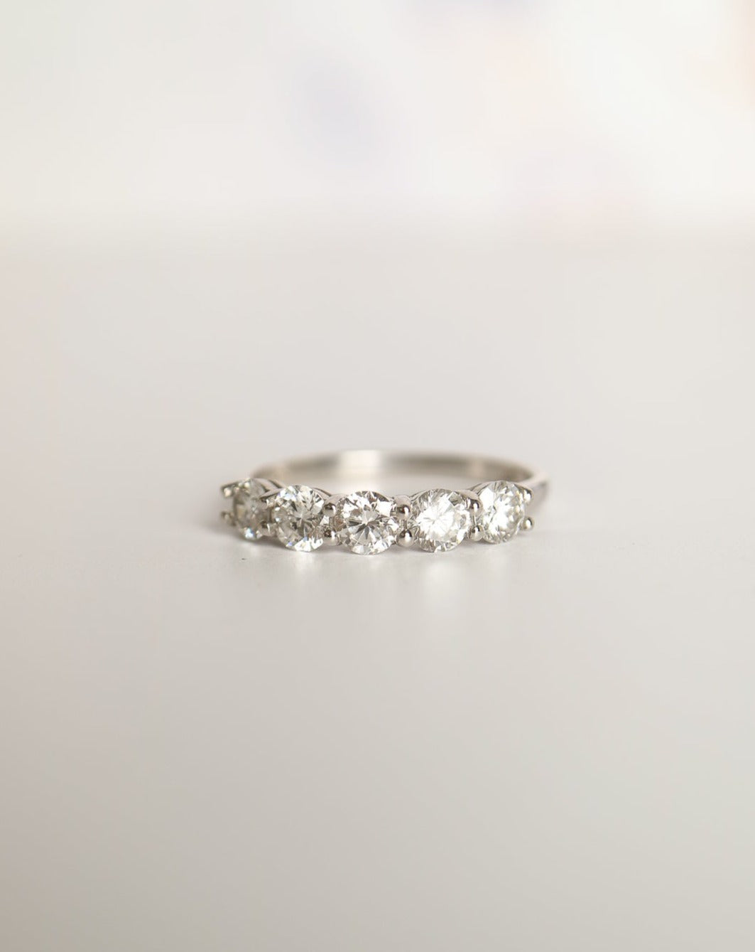 9ct white gold engagement ring wedding band with lab grown diamonds