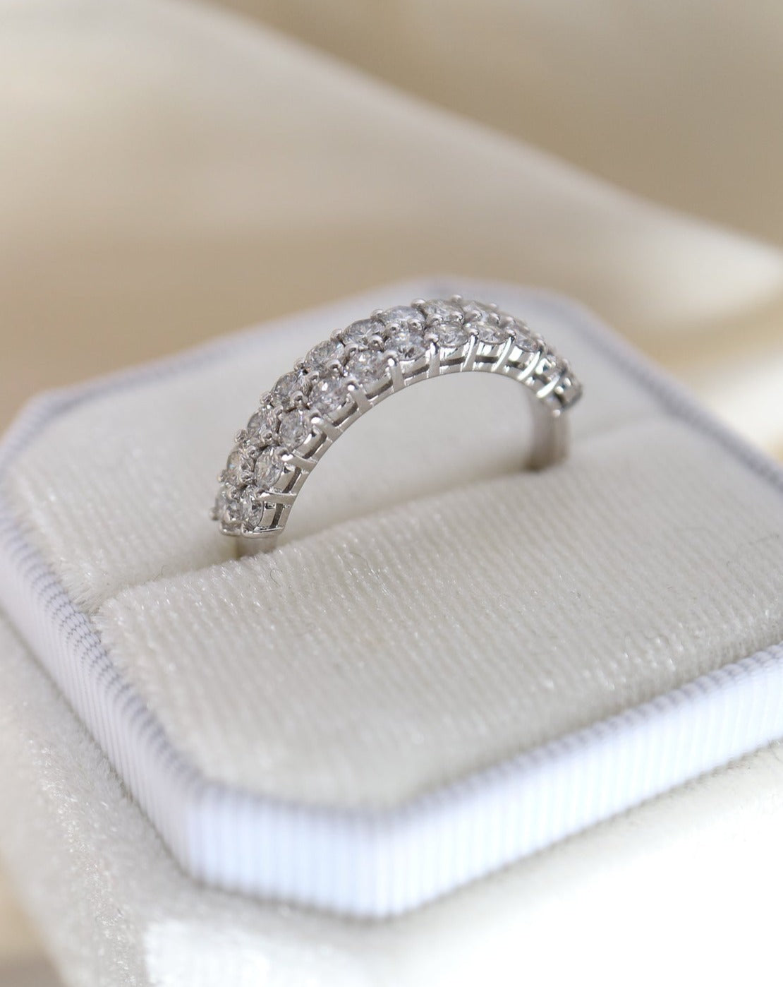 9ct gold lab grown diamond ring band engagement ring wedding band
