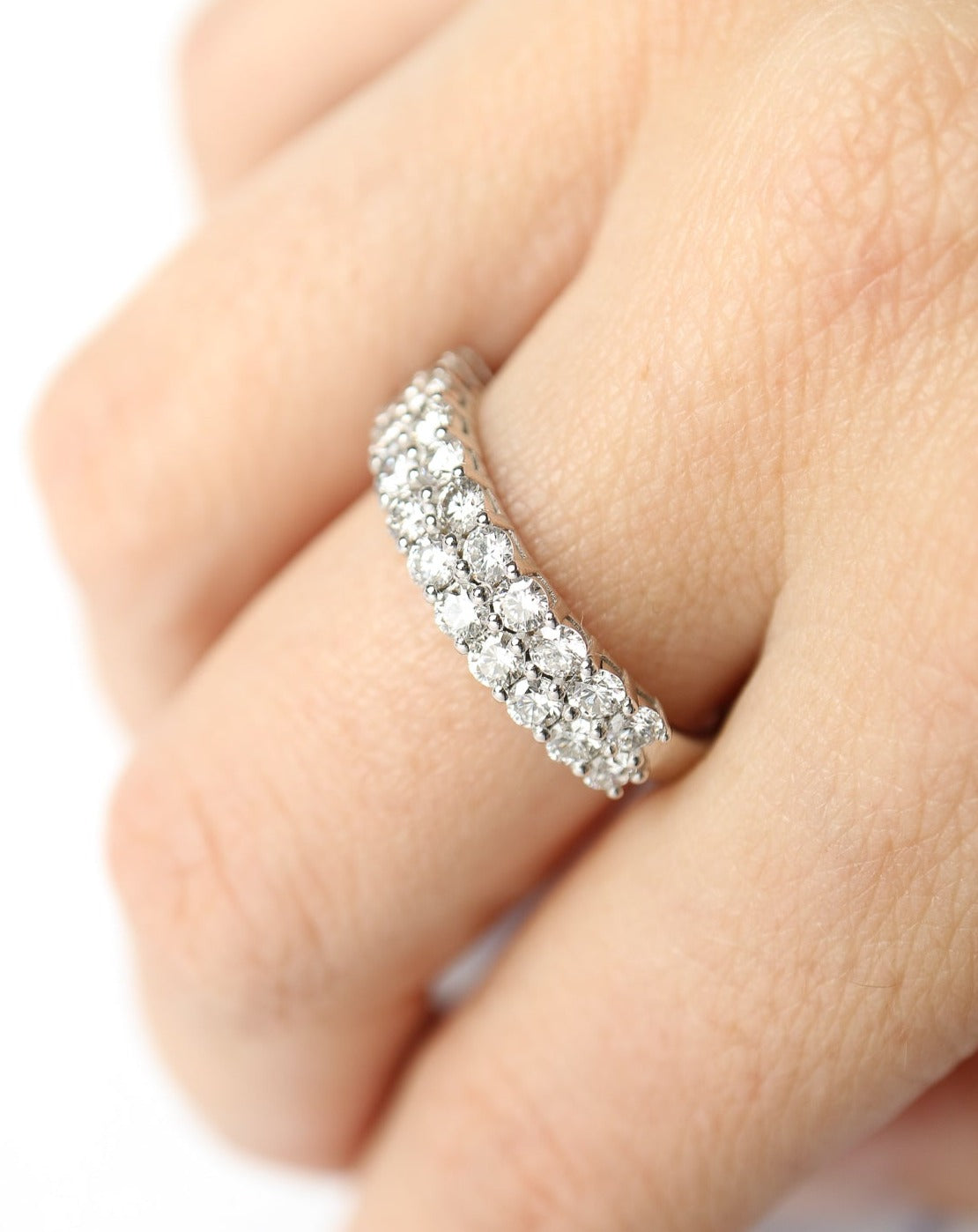 9ct gold lab grown diamond ring band engagement ring wedding band