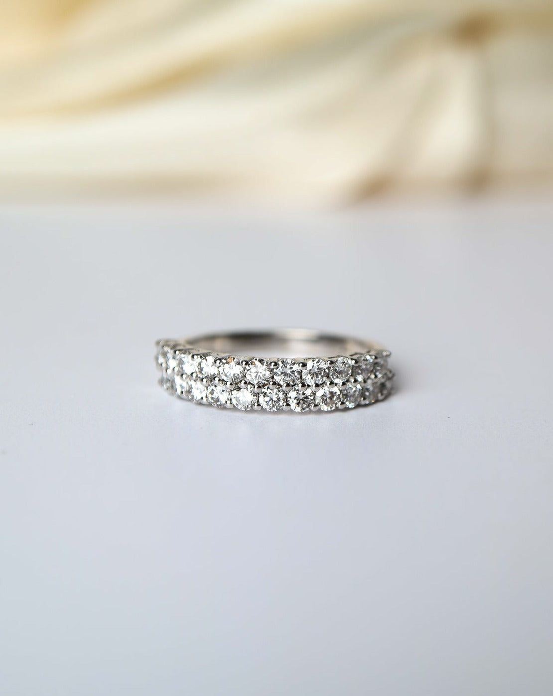 9ct gold lab grown diamond ring band engagement ring wedding band