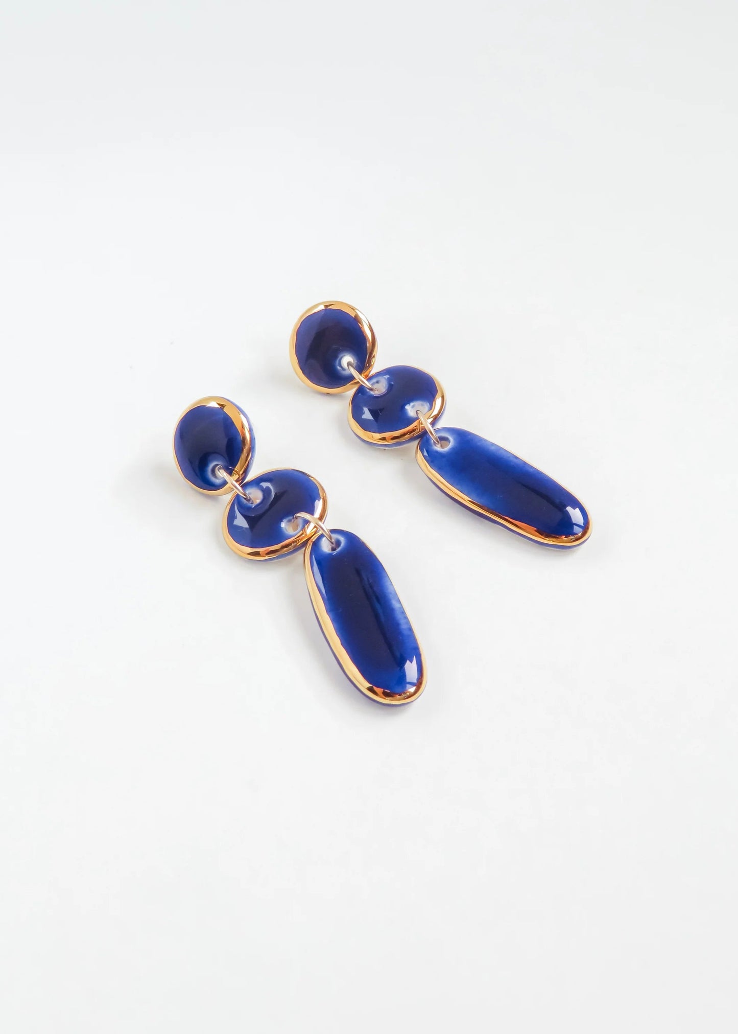 Lara Earrings in Blue