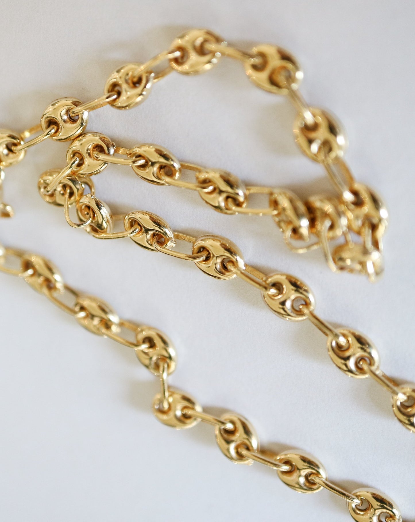 9kt gold Maritime Link Gucci Chain
