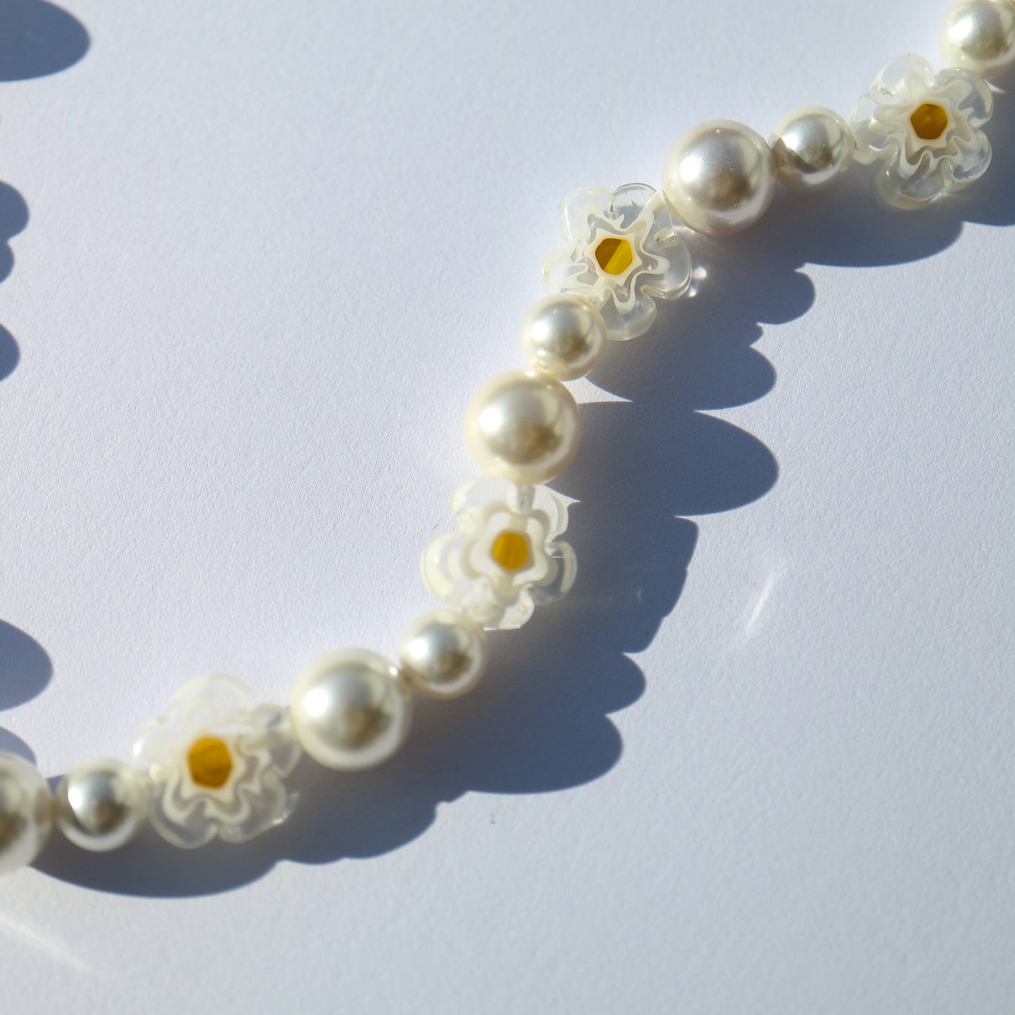 Daisy Pearl Necklace