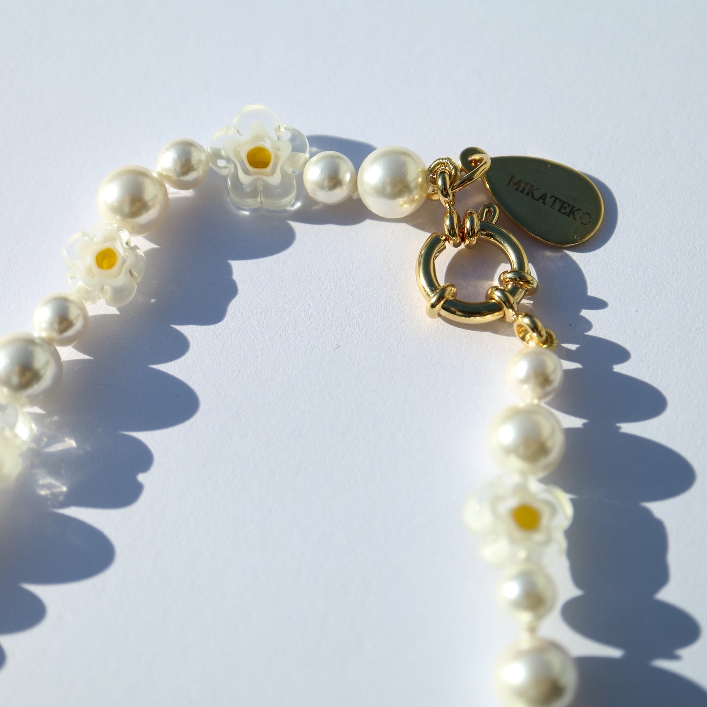 Daisy Pearl Necklace