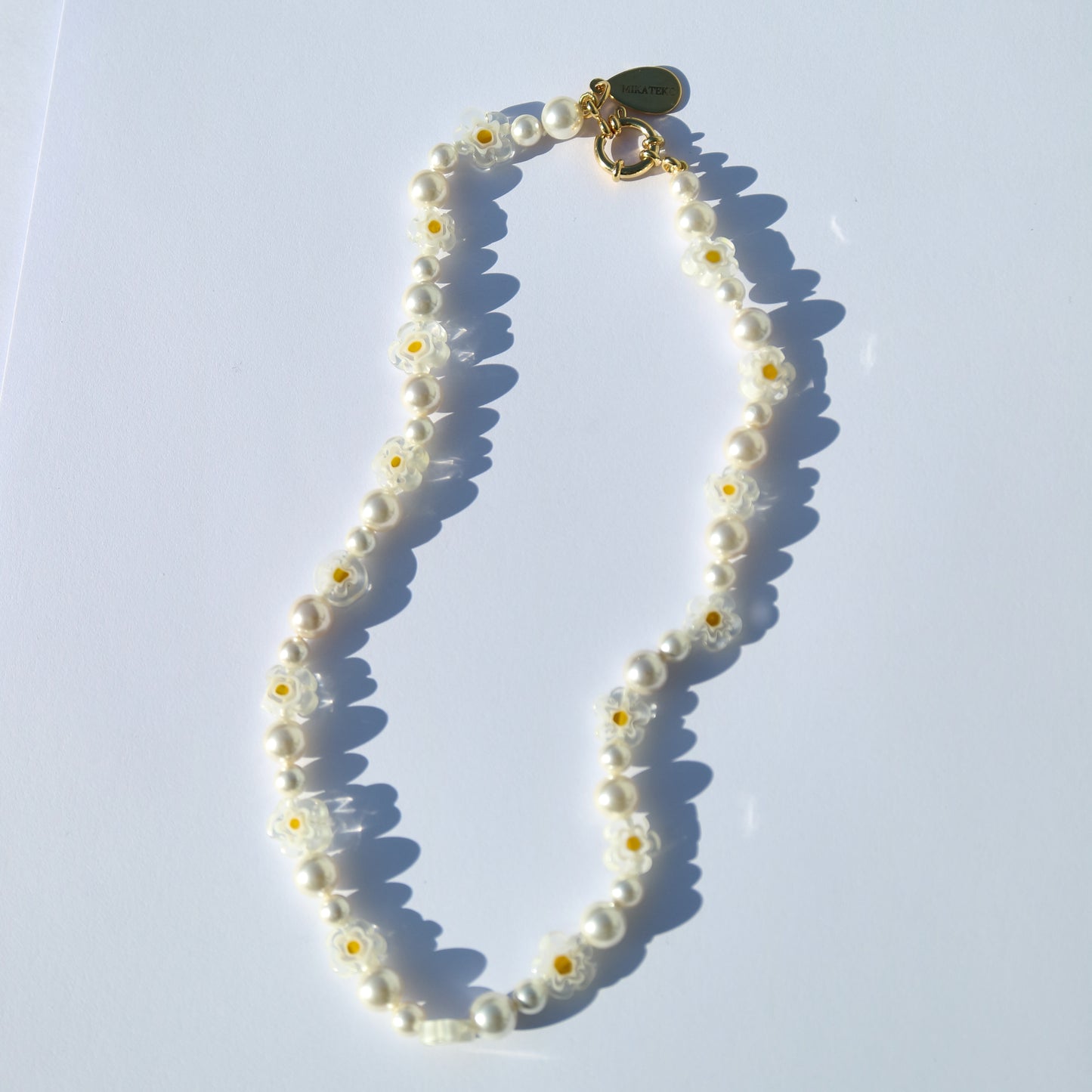 Daisy Pearl Necklace