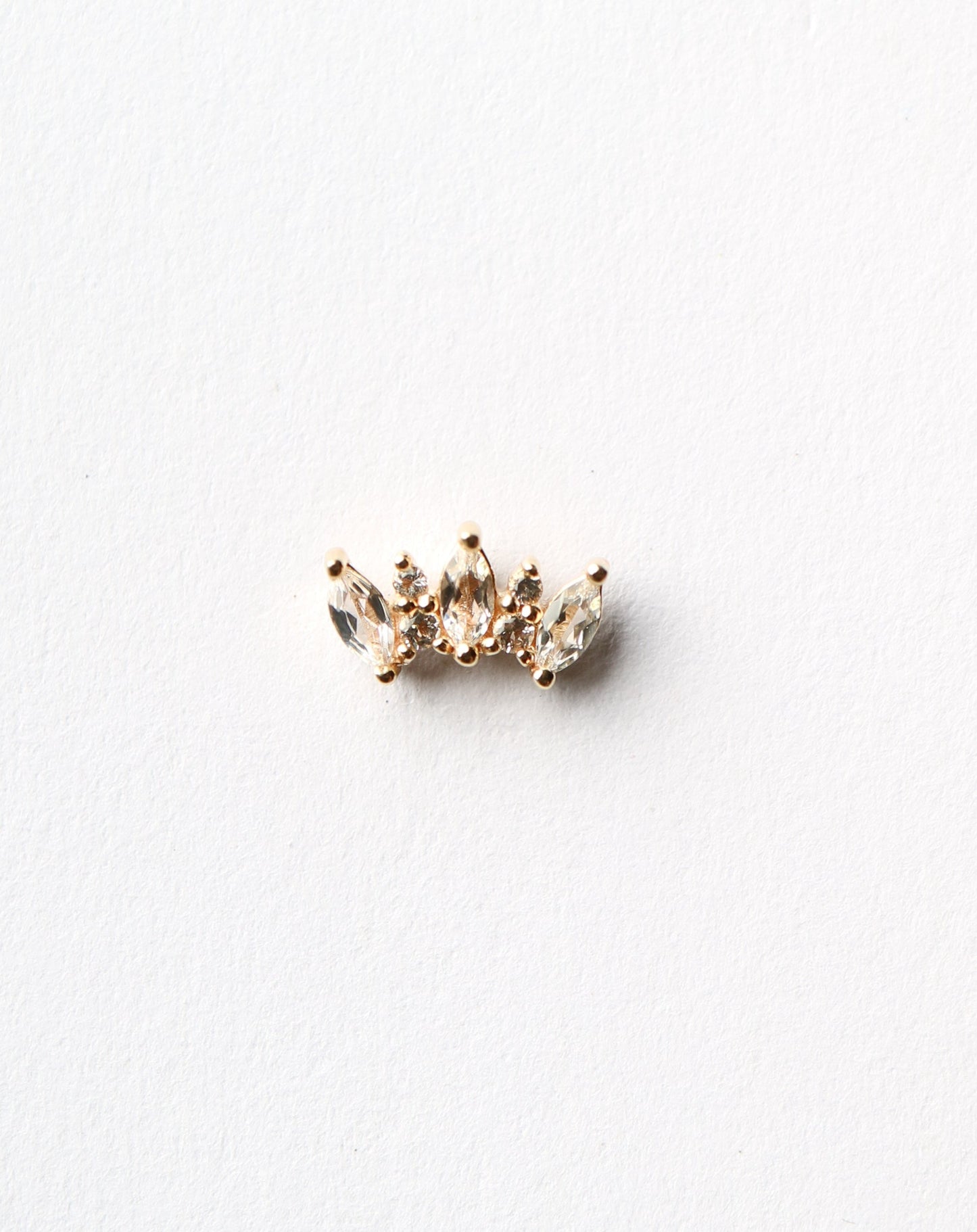 Marquise Arch Conch Stud piercing