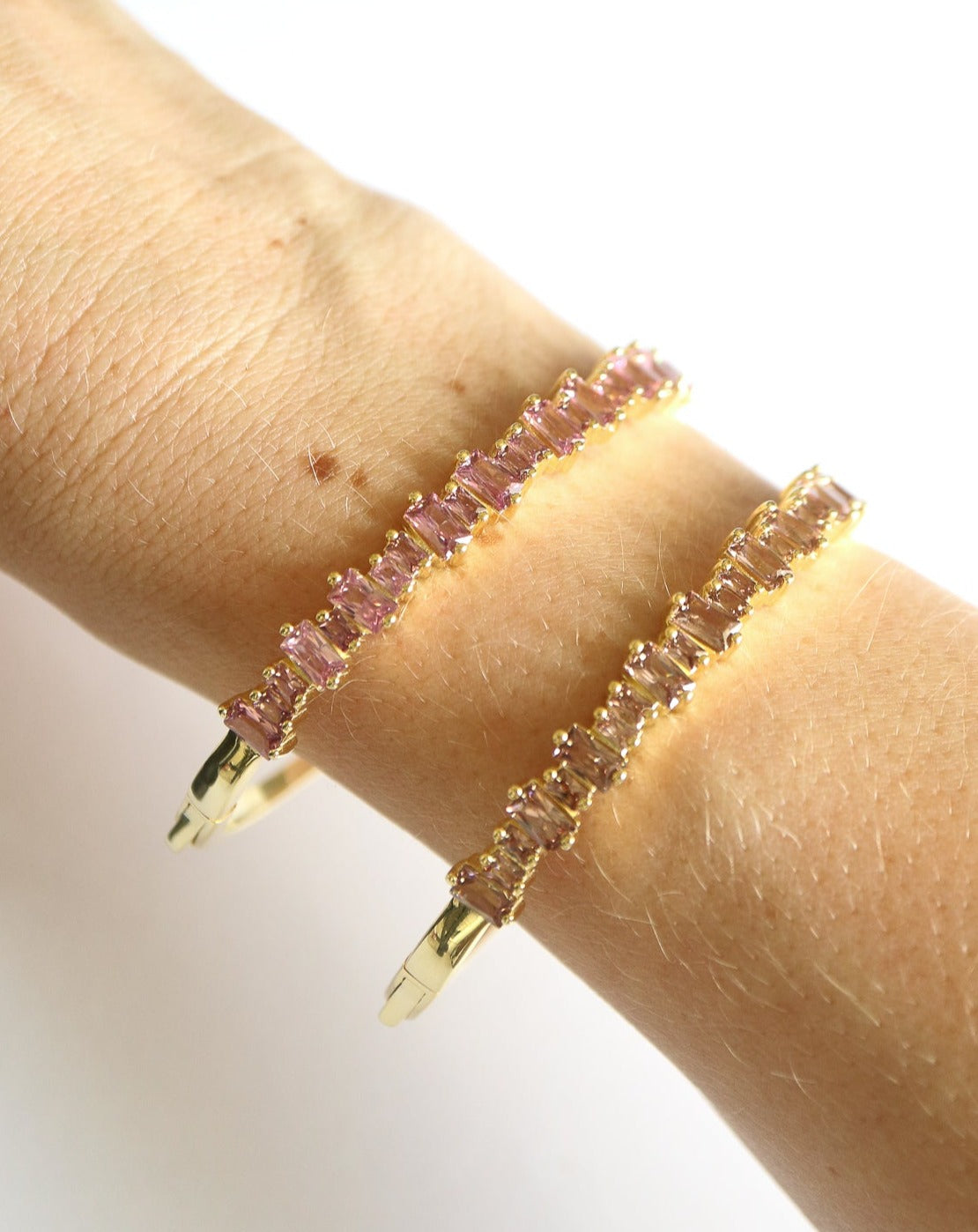 Sugar quartz gold cuff bangles from Collective & Co Jewellery Store South Africa