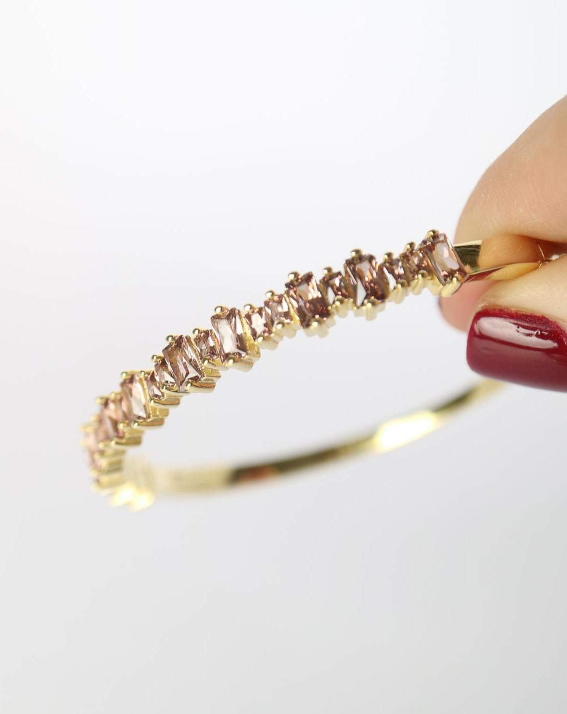 Smokey quartz gold cuff bangle from Collective & Co Jewellery Store South Africa