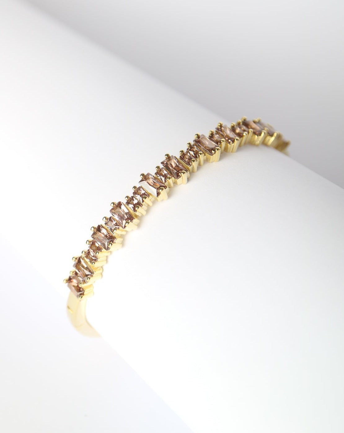 Smokey quartz gold cuff bangle from Collective & Co Jewellery Store South Africa
