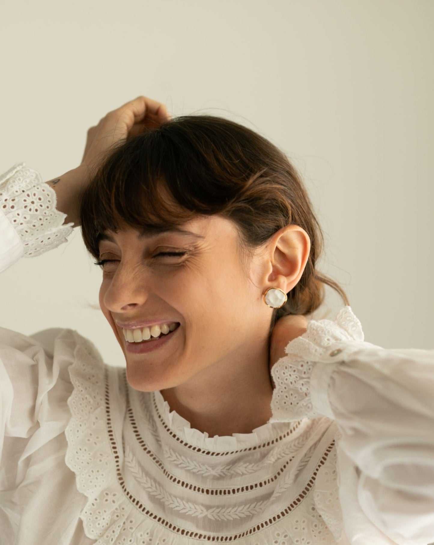 Nina Bosch Porcelain Earrings