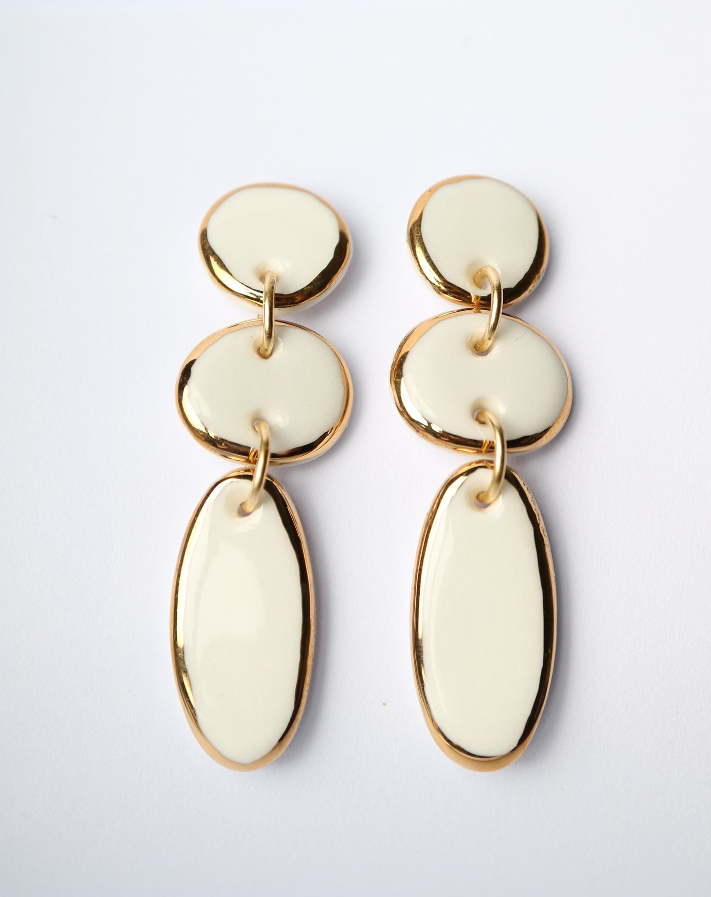 Lara Porcelain Earrings by Nina Bosch Jewellery