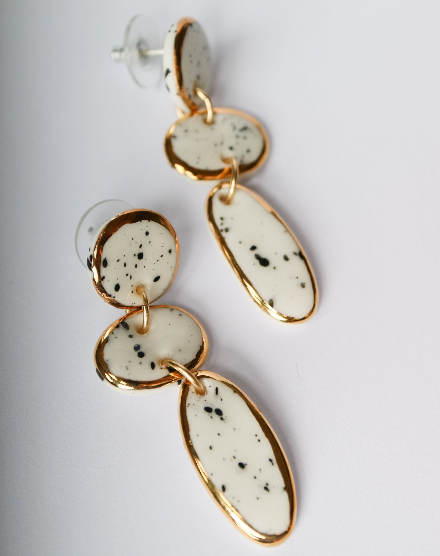 Lara Porcelain Earrings by Nina Bosch Jewellery