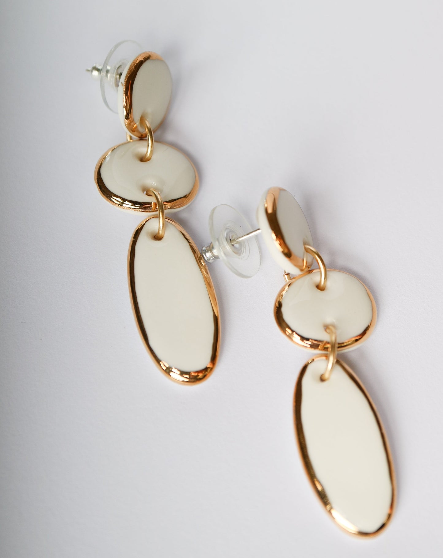 Lara Porcelain Earrings by Nina Bosch Jewellery