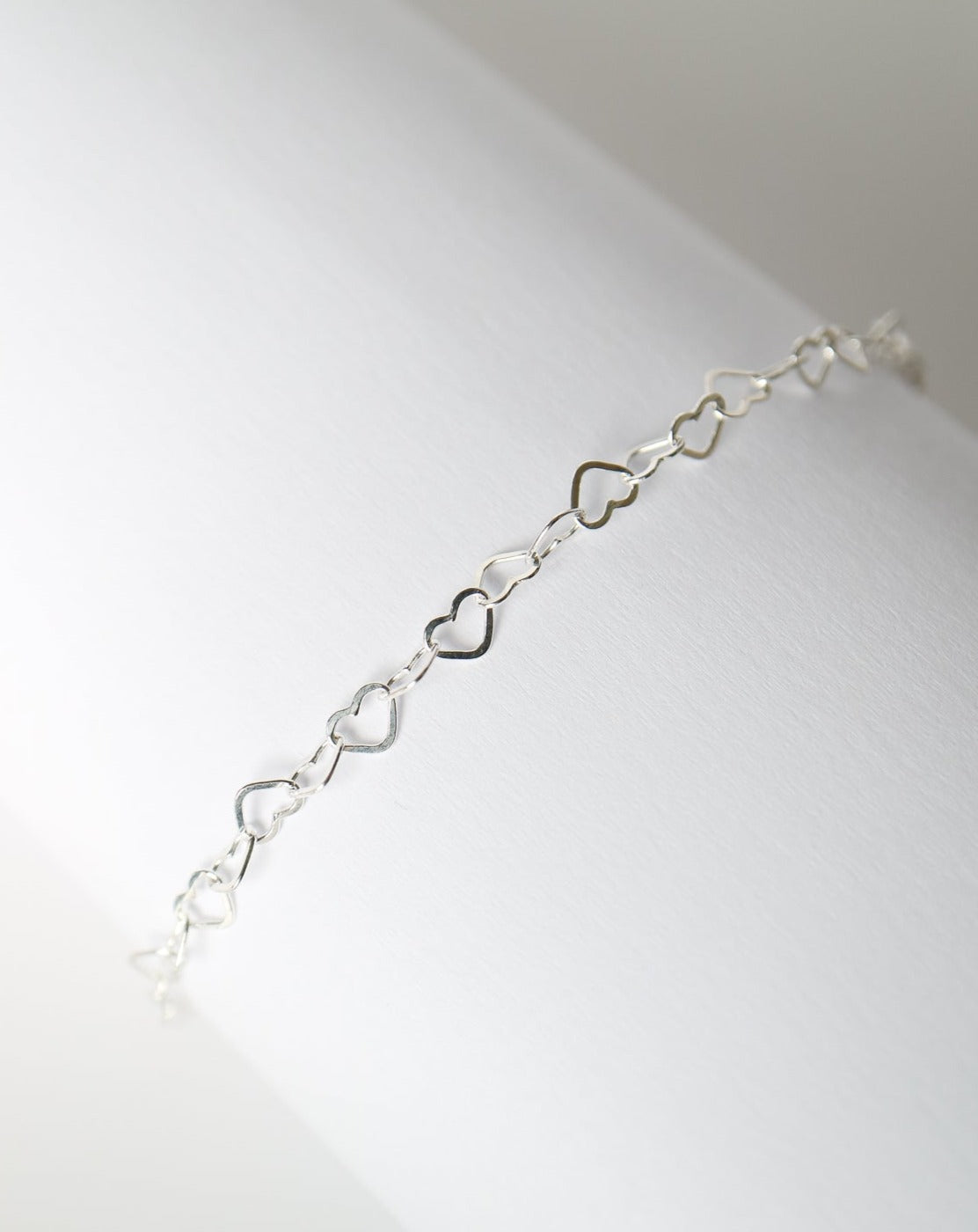Silver heart bracelet Collective & Co.