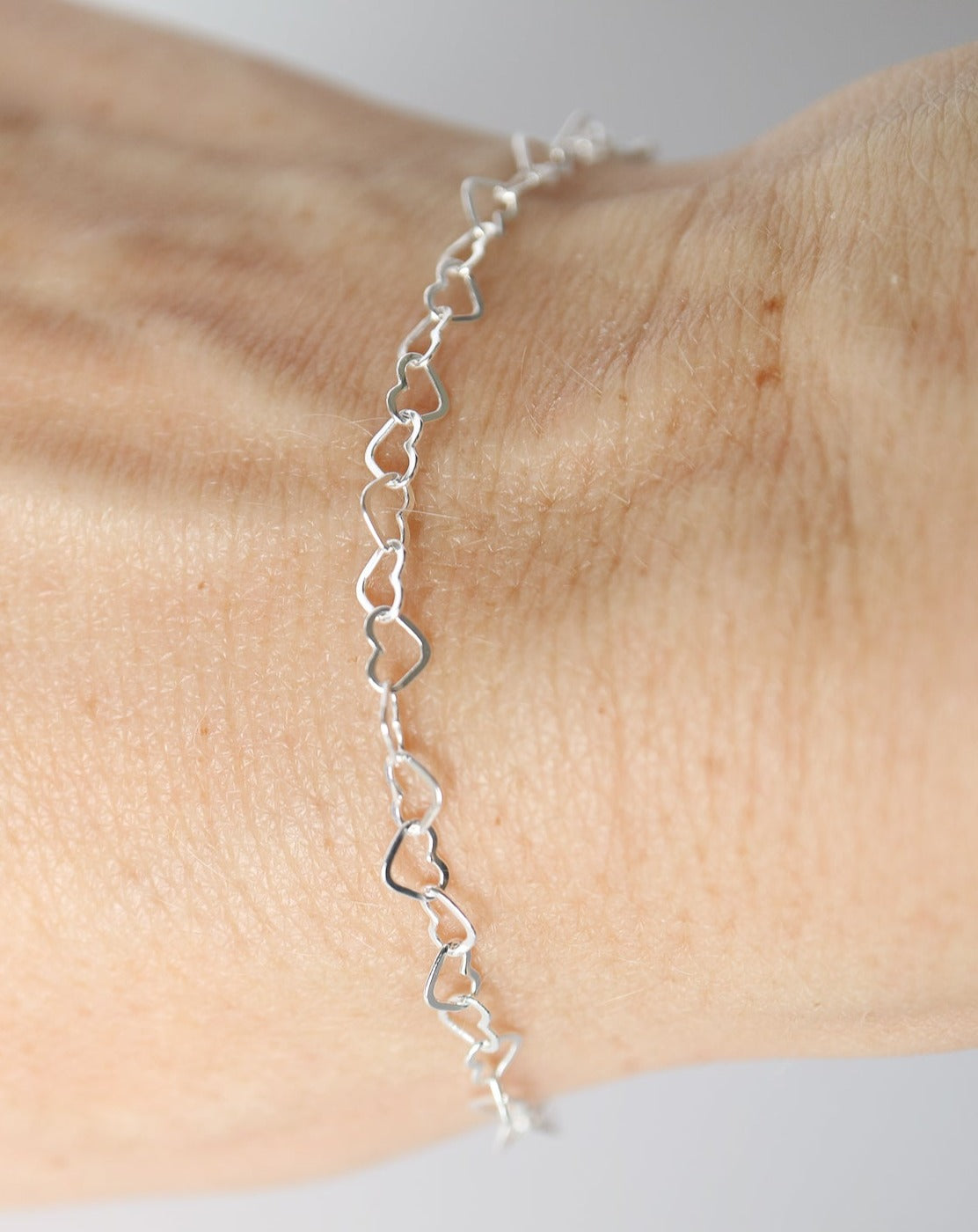 Silver heart bracelet Collective & Co.