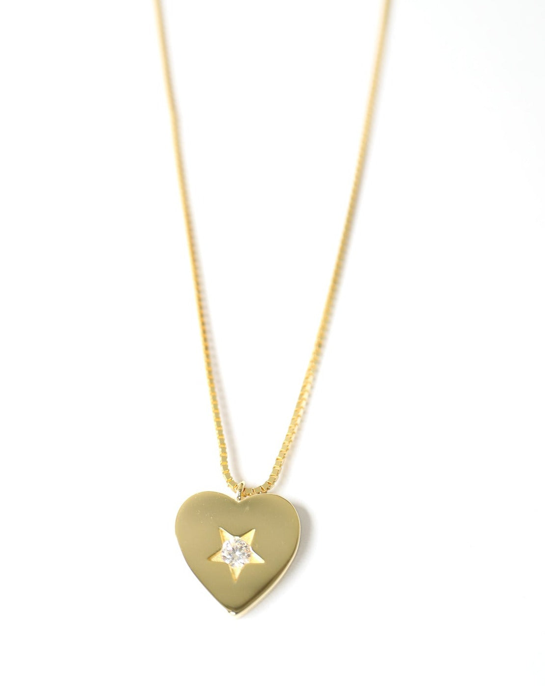 Star of my Heart gold necklace by Kini Jewels