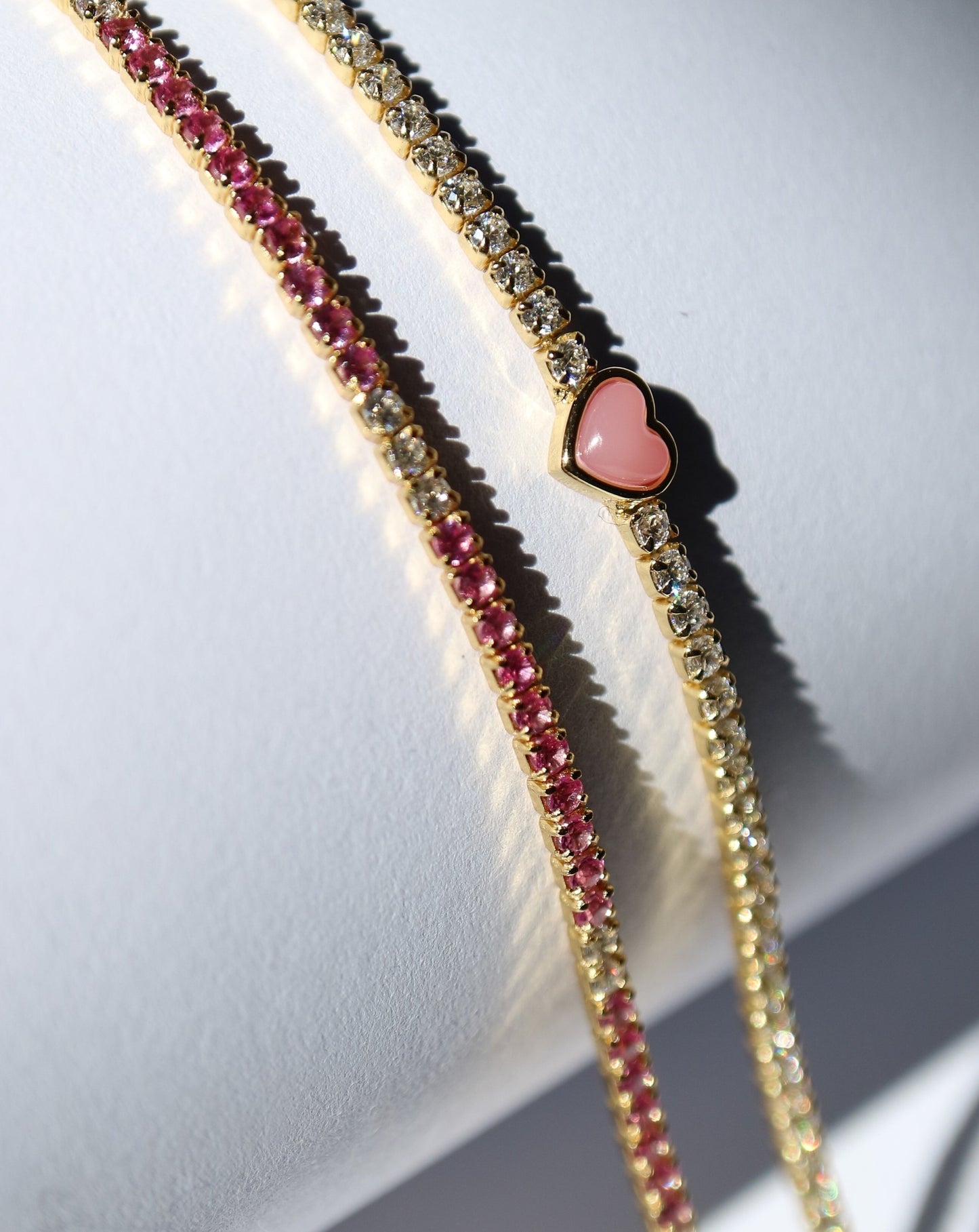 Pink Tennis Bracelets for women