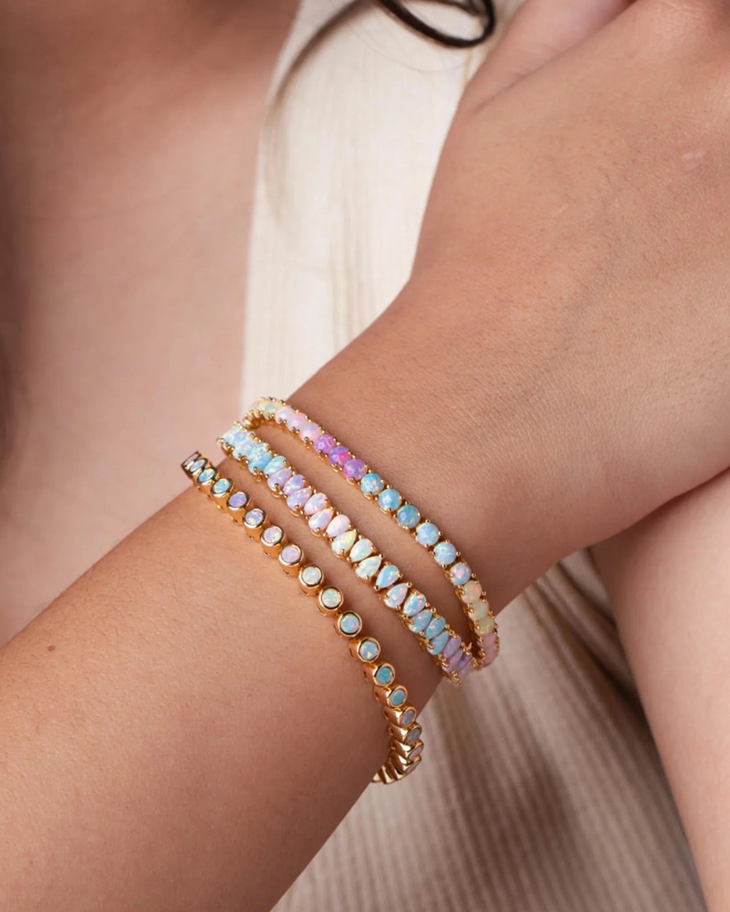 Opal Ombre Riviera Bracelet from La Kaiser Jewelry
