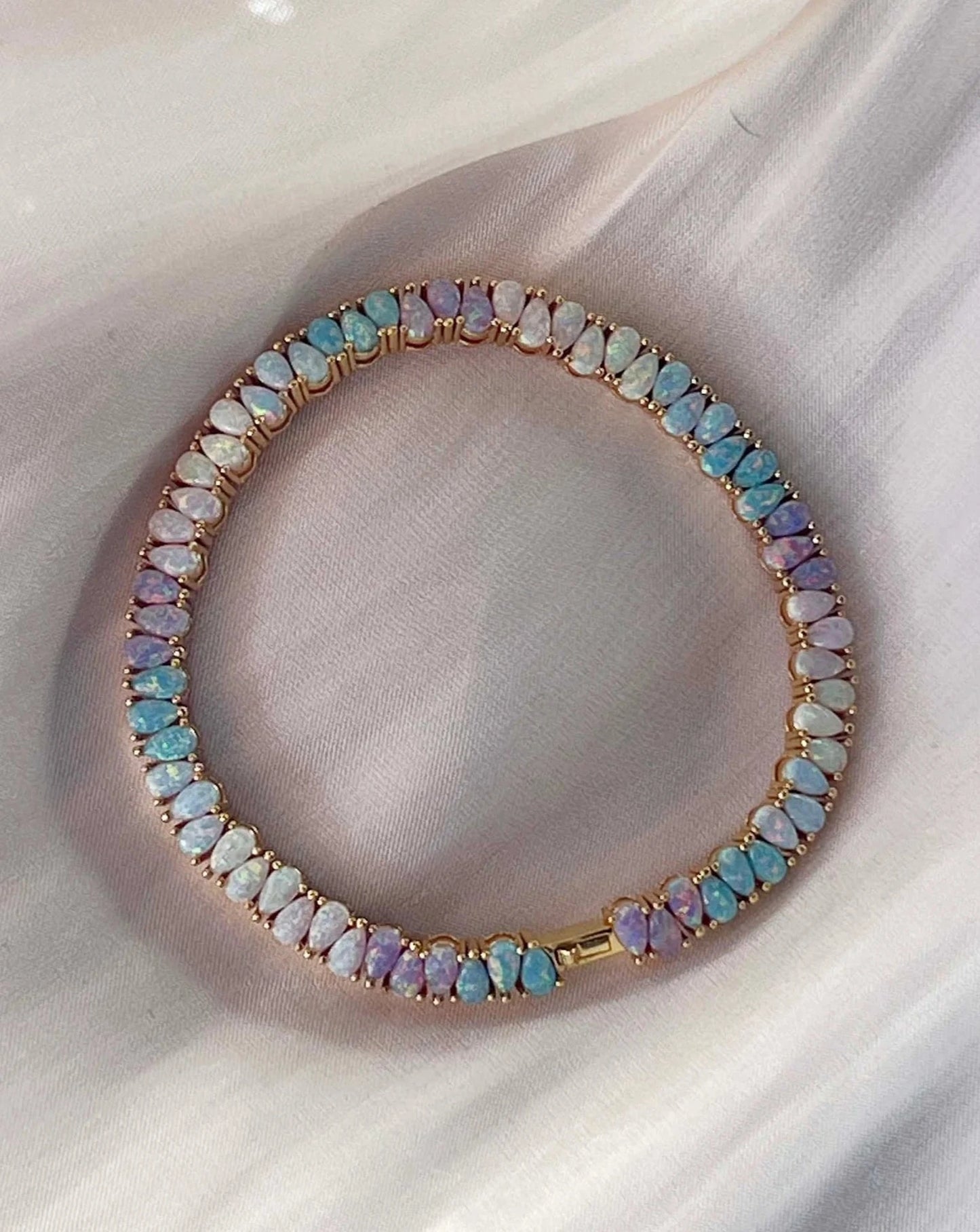 Opal Tennis Bracelet from La Kaiser Jewelry