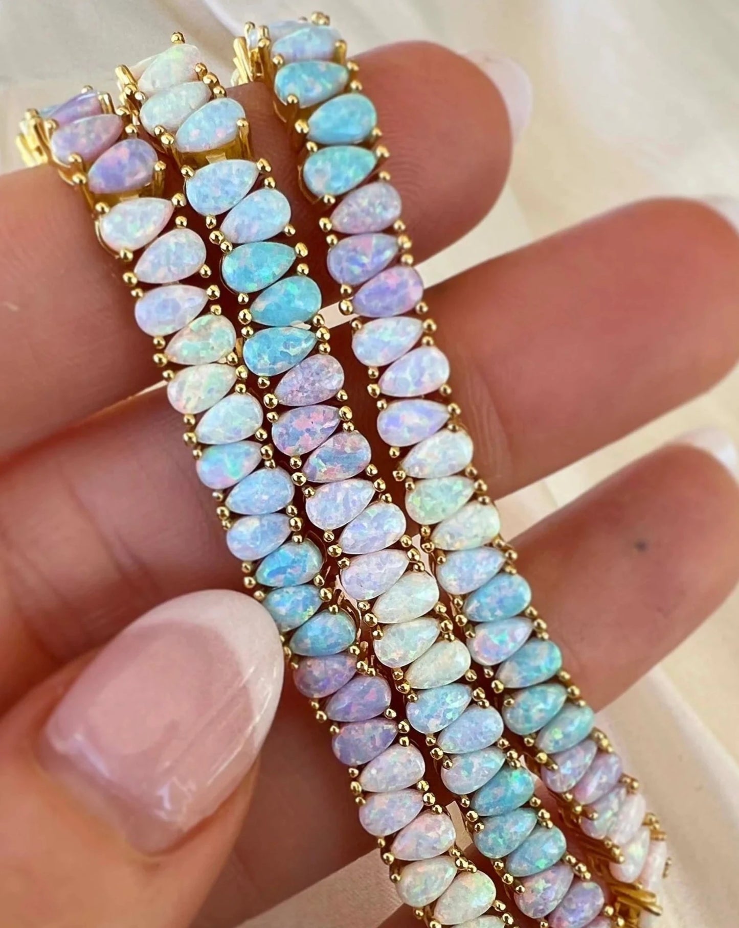 Opal Tennis Bracelet from La Kaiser Jewelry
