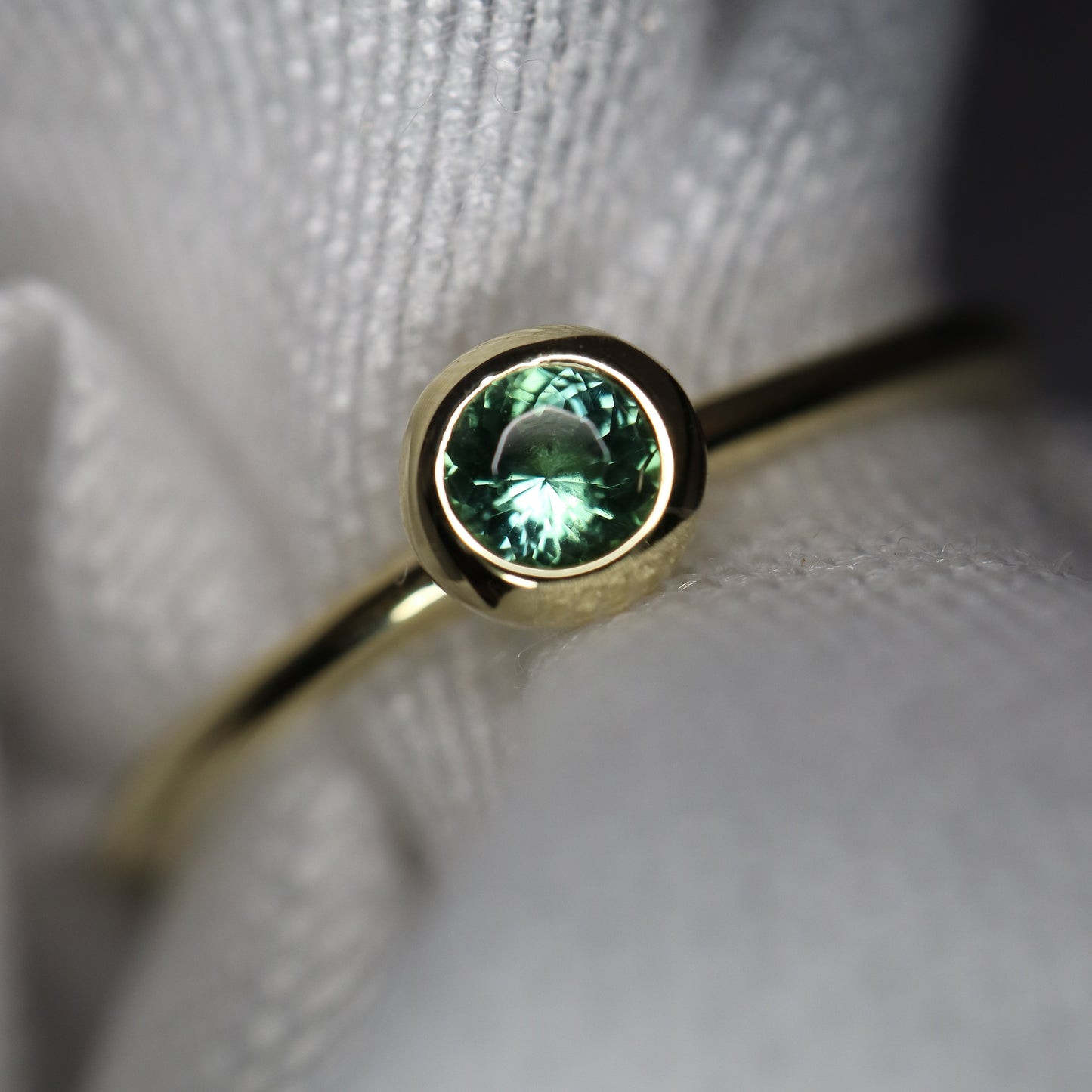 9ct stacking rings with colourful gems