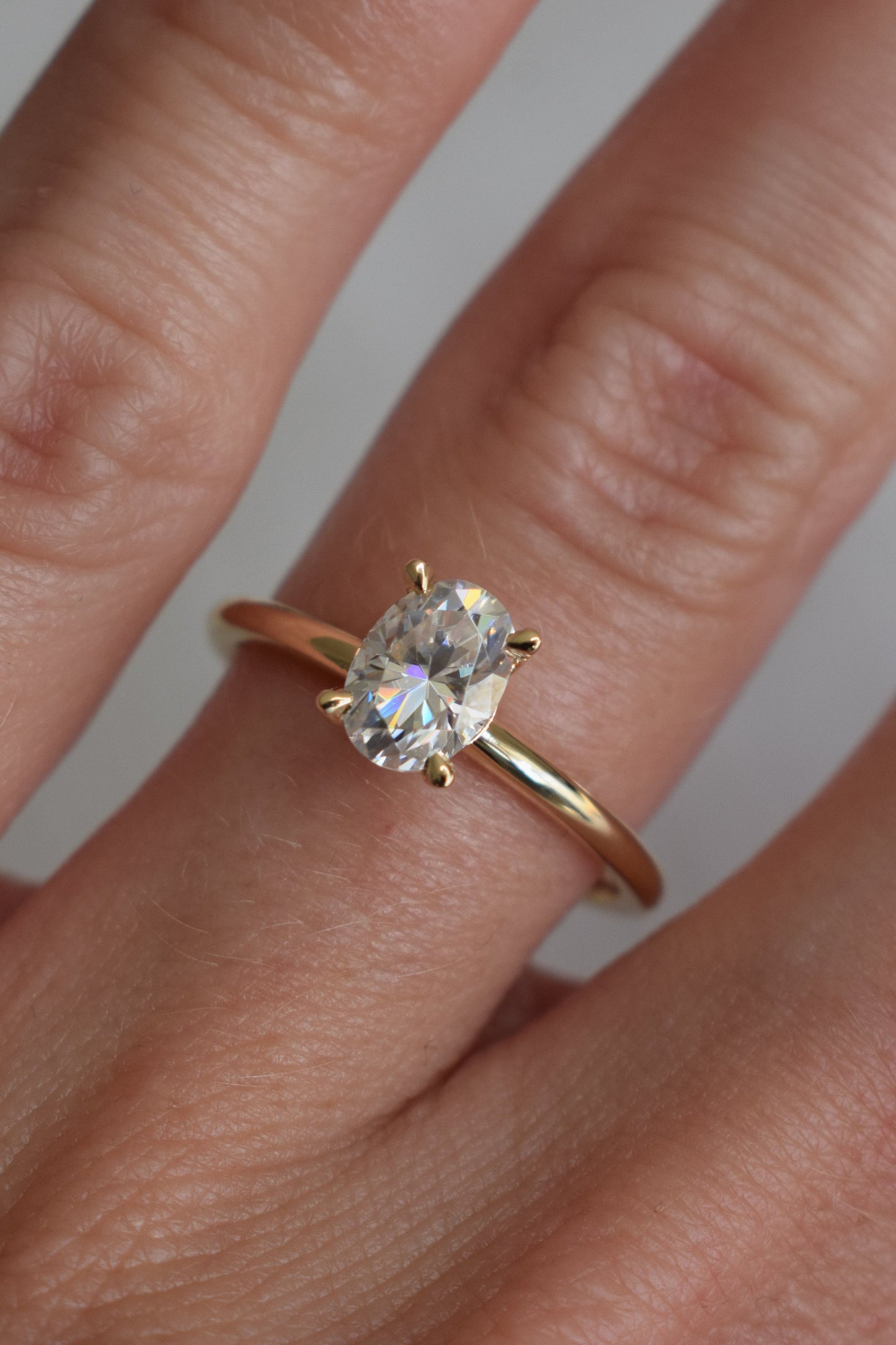 Oval Solitaire Engagement Ring