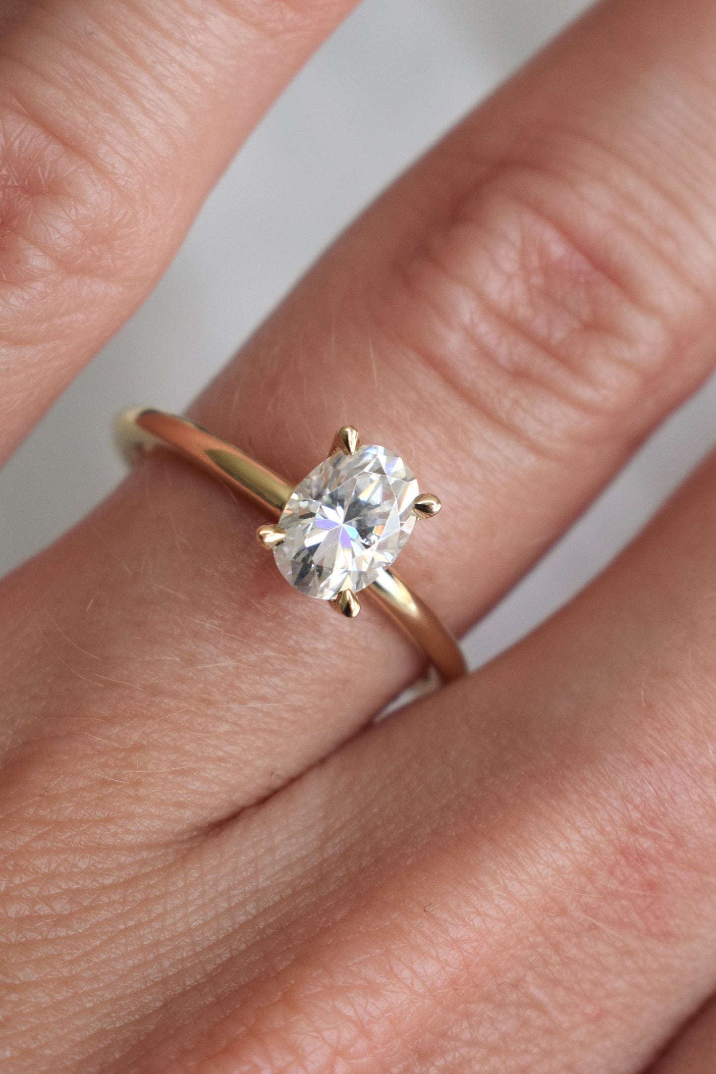 Oval Solitaire Engagement Ring